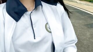 校服學生妹學校露出