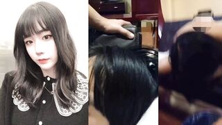 蘇州農業職業技術学院の学生イェ・ユティンが酔っ払ってディープスロートフェラチオをした