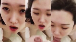 顔射小炮友
