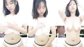 嫩皮膚大奶自慰
