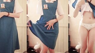 馬來西亞妹妹的校服自拍