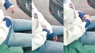 車上給錢無套打炮外射