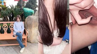 可愛い妹風メイクの少女が自撮りで潮吹き自慰