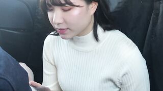 営業ウーマンの車内フェラ 口內發射