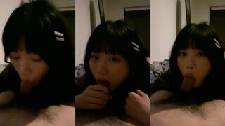 非常可愛的中國妹子口交
