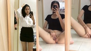 濕濕馬來西亞妹妹對鏡自慰