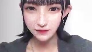自撮り(3:30頃から弄り)