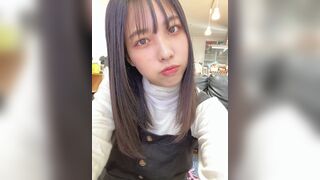 日本ウサギ歯美女3-脱衣風呂オナニー