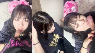 紫發日本女孩口交
