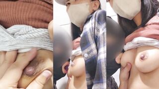 母乳人妻のおっぱいを授乳