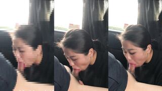 [フェラテク◎]インストラクターの車内フェラ