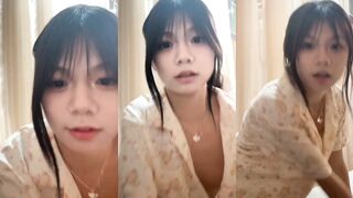 貧乳兔牙睡衣主播走光