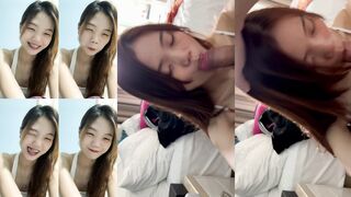 馬來西亞妹妹幫男友舔肉棒