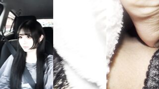 22歳の女性の鮮明な陰毛が盜撮される