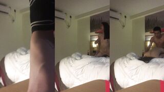 骨感反差婊被約操