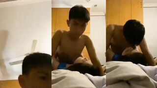 マレーシアの若いカップルのセックス自撮り