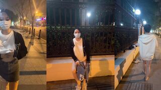 [自拍] 2024年，秀人網大震撼系列，【豆瓣醬】，上海普陀區，夜晚露出，旁邊人來人往，極品名模少見這麼能豁得出去！ 隻看樓主